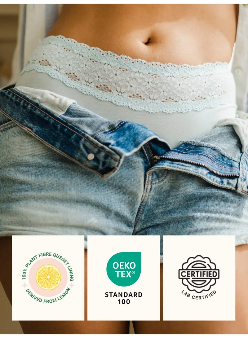 Intimate Queen grey Modal Bae Luxe Hipsters – Buttery Modal Bliss, Naturally Cooling | pH Balanced for Sensitive Skin for Women | Best Price UAE